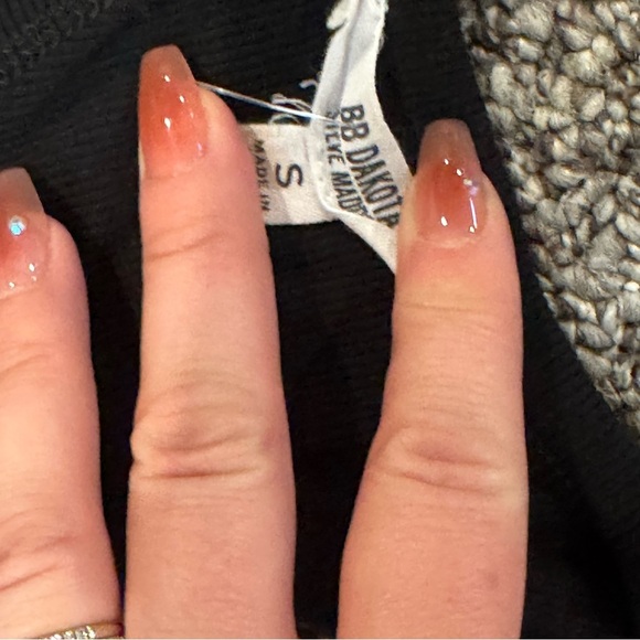 BB Dakota Black Ruched Mini Dress - Picture 6 of 7